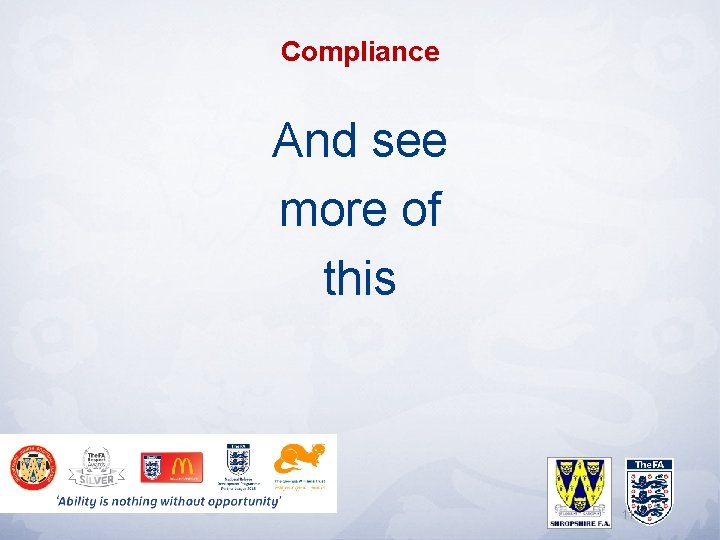 Compliance And see more of this 11 