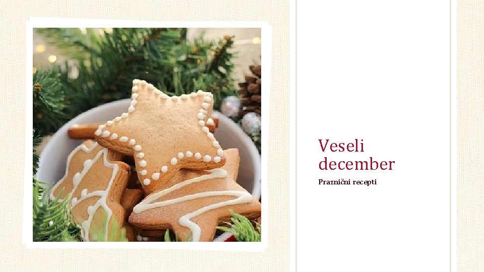 Veseli december Praznični recepti 