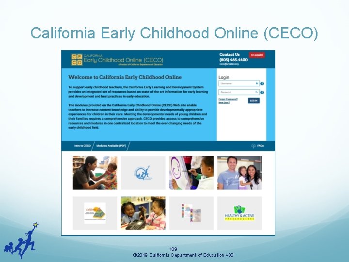 California Early Childhood Online (CECO) 109 © 2019 California Department of Education v 30