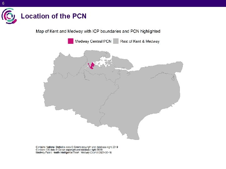 6 Location of the PCN 