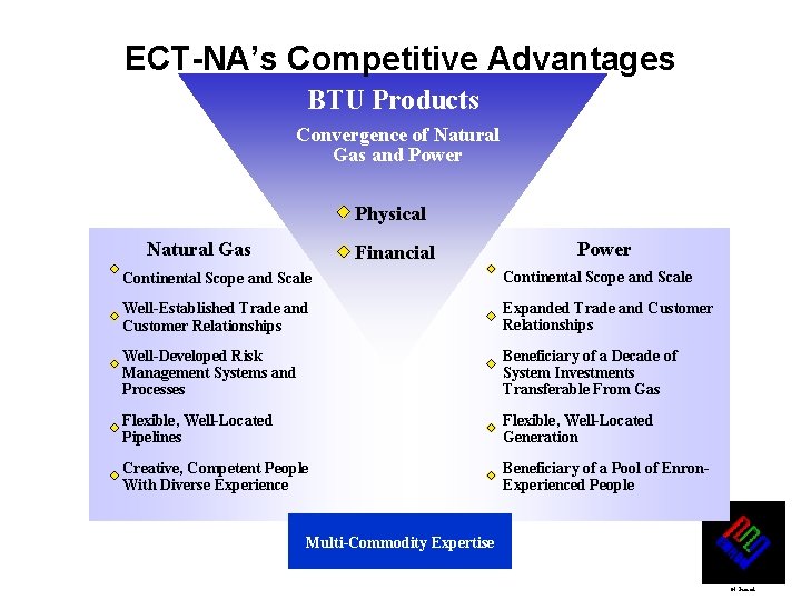 ECT-NA’s Competitive Advantages BTU Products Convergence of Natural Gas and Power Physical Natural Gas