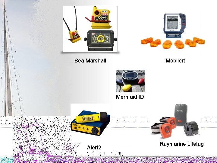 Sea Marshall Mobilert Mermaid ID Alert 2 Raymarine Lifetag 