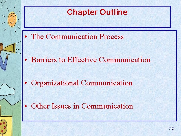 Chapter Outline • The Communication Process • Barriers to Effective Communication • Organizational Communication