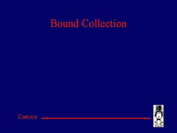 Bound Collection Comics 
