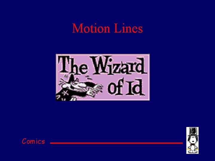 Motion Lines Comics 