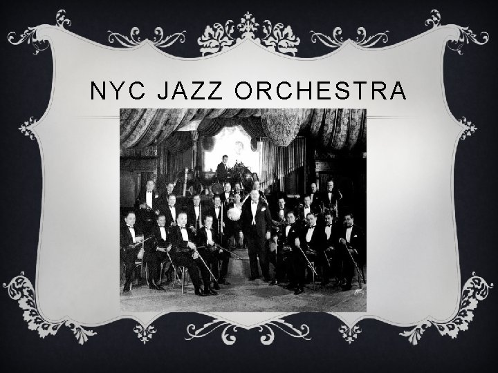 NYC JAZZ ORCHESTRA 