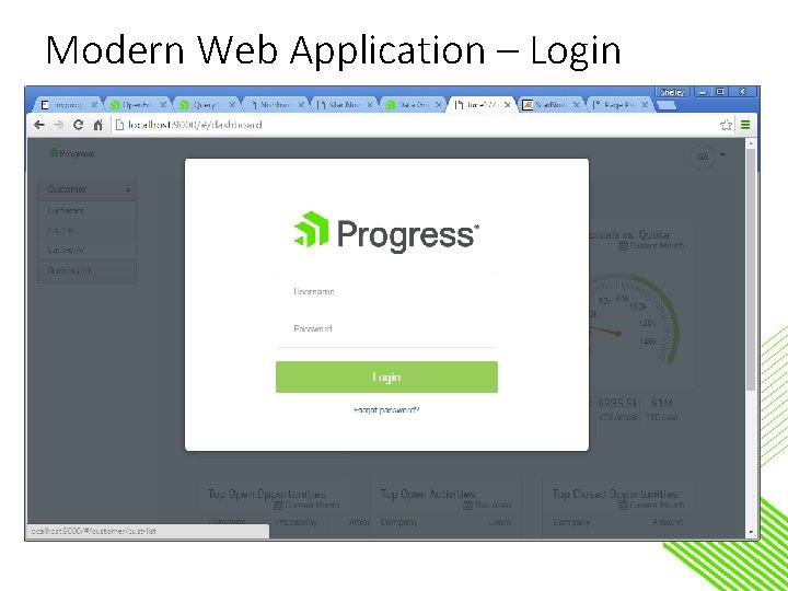 Modern Web Application – Login 