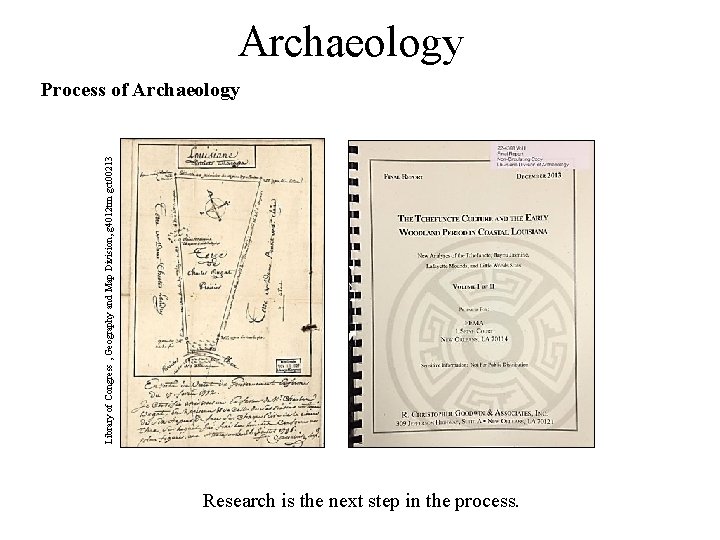 Archaeology Library of Congress , Geography and Map Division, g 4012 tm gct 00213