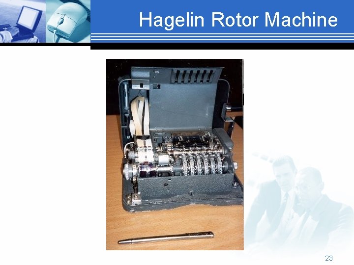 Hagelin Rotor Machine 23 