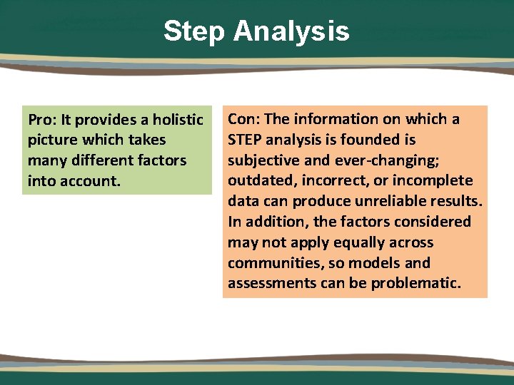 Step Analysis Pro: It provides a holistic picture which takes many different factors into
