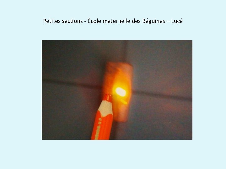 Petites sections - École maternelle des Béguines – Lucé 