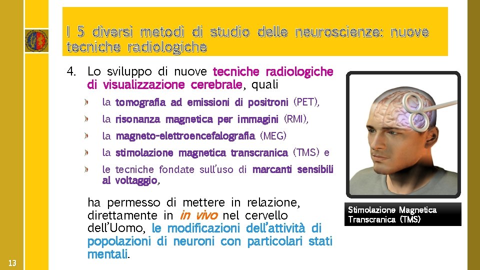 I 5 diversi metodi di studio delle neuroscienze: nuove tecniche radiologiche 4. Lo sviluppo