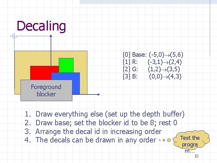 Decaling [0] [1] [2] [3] Base: (-5, 0) (5, 6) R: (-3, 1) (2,
