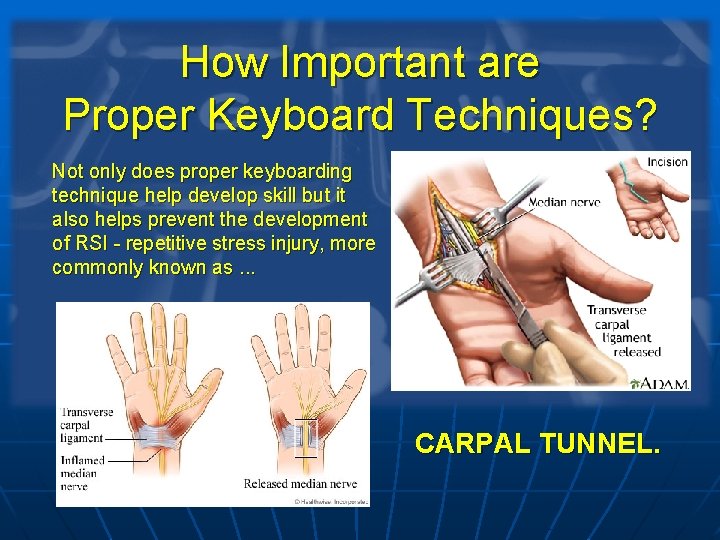 How Important are Proper Keyboard Techniques? Not only does proper keyboarding technique help develop