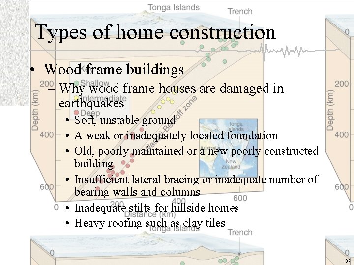 Types of home construction • Wood frame buildings – Why wood frame houses are