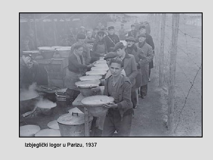 Izbjeglički logor u Parizu, 1937 