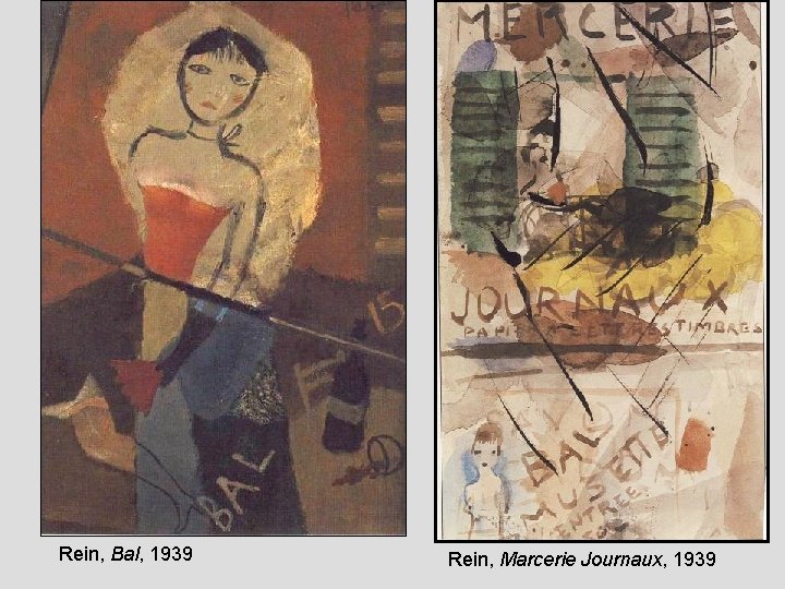 Rein, Bal, 1939 Rein, Marcerie Journaux, 1939 