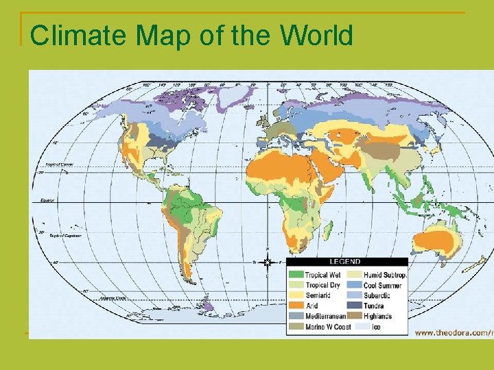 Climate Map of the World 
