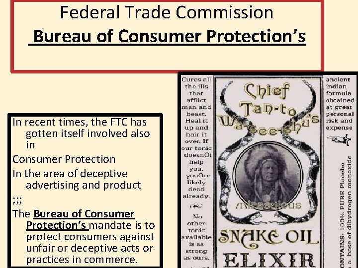 Federal Trade Commission Bureau of Consumer Protection’s In recent times, the FTC has gotten