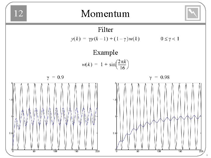 12 Momentum Filter Example 9 