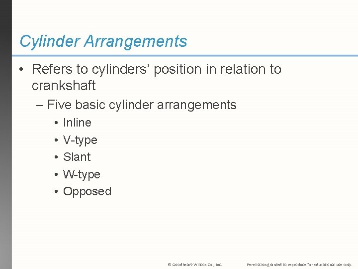 Chapter 12 Engine Design Classifications Objectives After studying