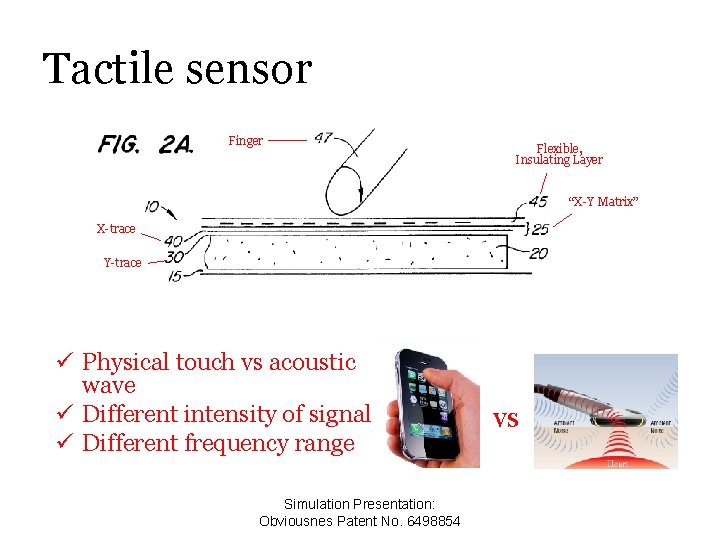 Tactile sensor Finger Flexible, Insulating Layer “X-Y Matrix” X-trace Y-trace ü Physical touch vs