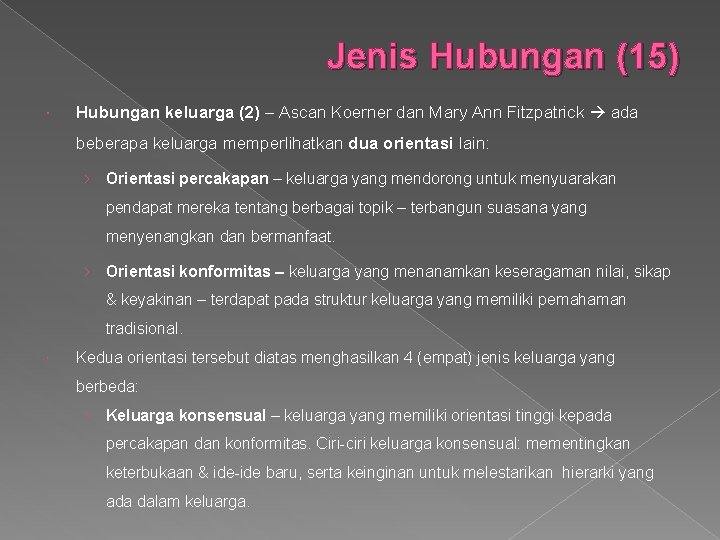 Jenis Hubungan (15) Hubungan keluarga (2) – Ascan Koerner dan Mary Ann Fitzpatrick ada