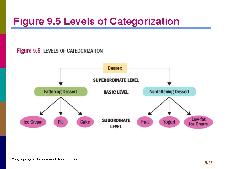 Figure 9. 5 Levels of Categorization Copyright © 2017 Pearson Education, Inc. 9 -23