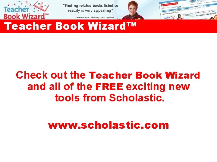 Teacher Book Wizard™ Check out the Teacher Book Wizard and all of the FREE