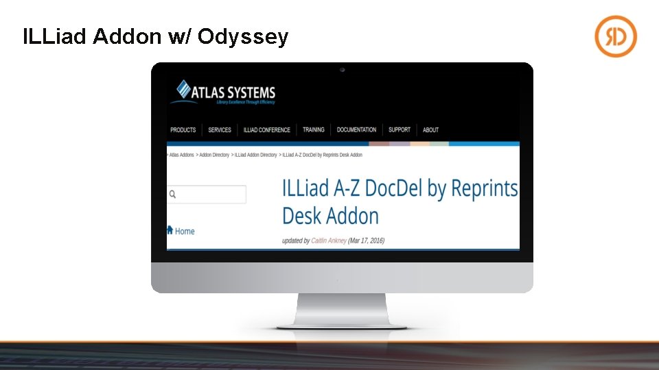 ILLiad Addon w/ Odyssey 