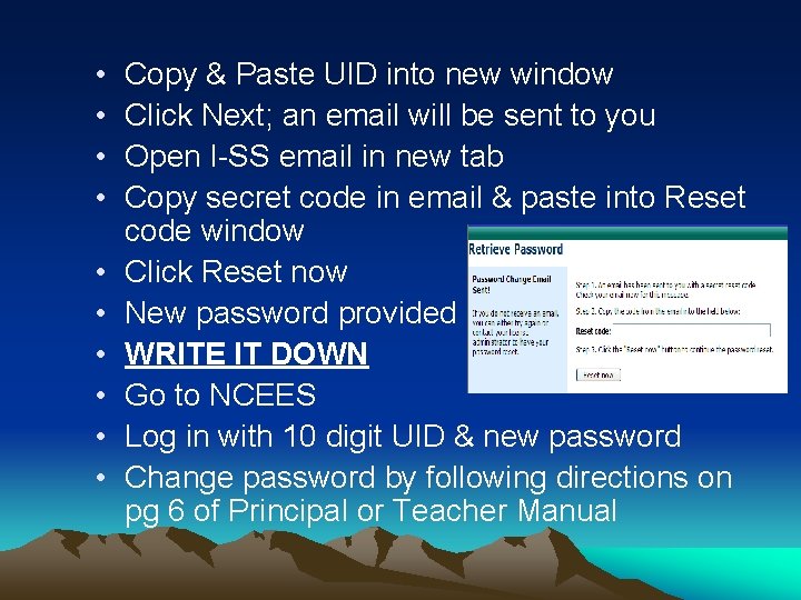  • • • Copy & Paste UID into new window Click Next; an
