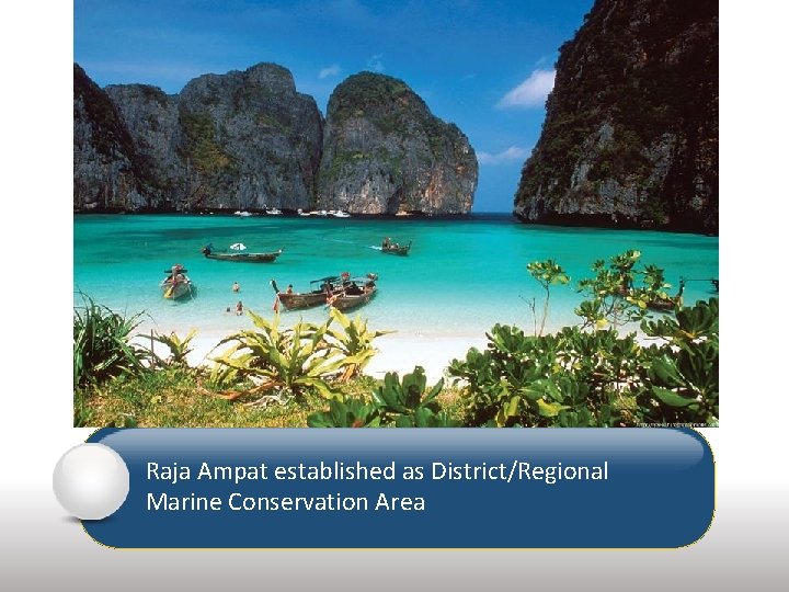 Raja Ampat established as District/Regional Marine Conservation Area 