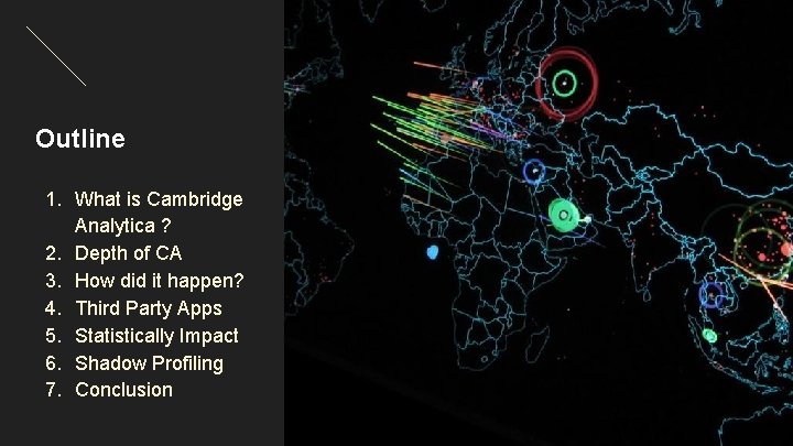 Outline 1. What is Cambridge Analytica ? 2. Depth of CA 3. How did