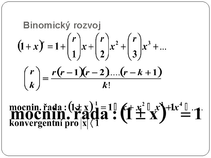 Binomický rozvoj 