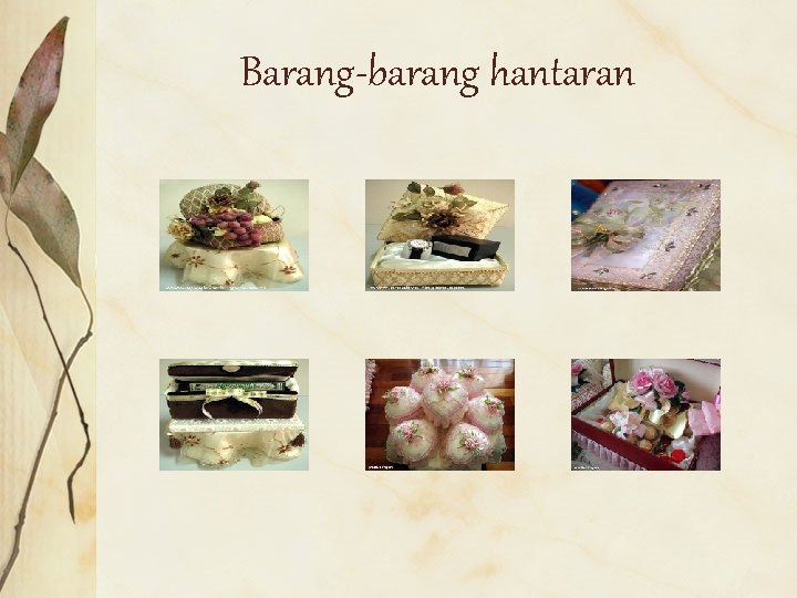 Barang-barang hantaran 