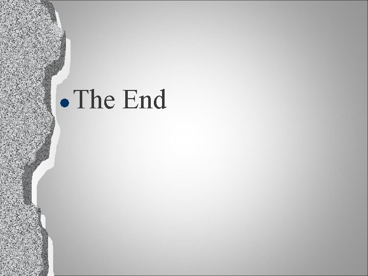 l The End 