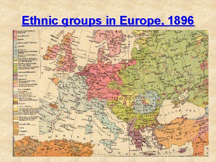 Ethnic groups in Europe, 1896 