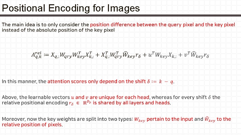 Positional Encoding for Images • 