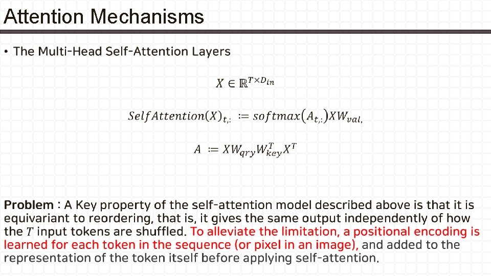 Attention Mechanisms • 