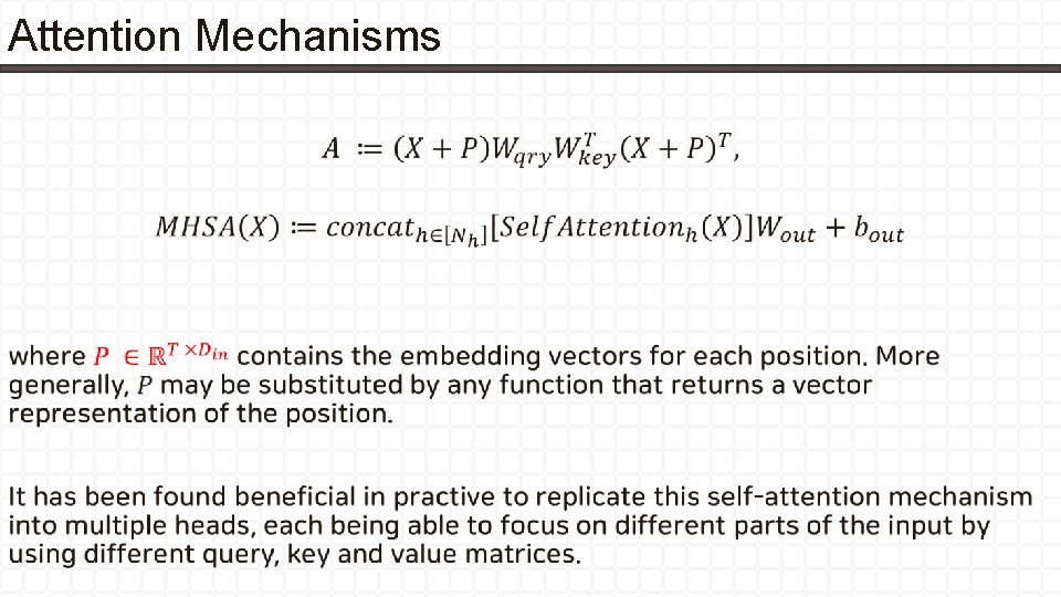 Attention Mechanisms • 