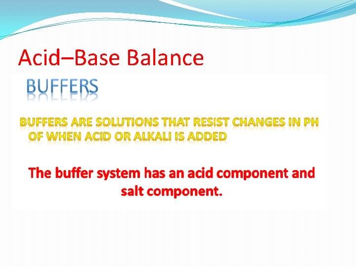 Acid–Base Balance 