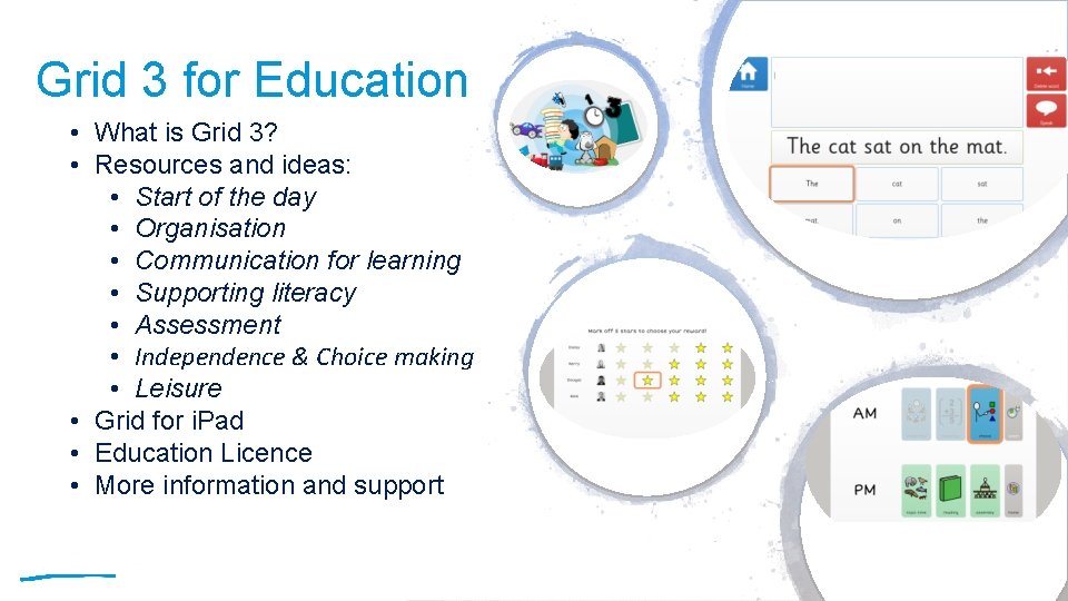 Grid 3 for Education • What is Grid 3? • Resources and ideas: •
