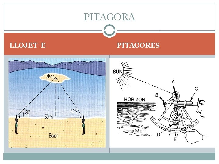 PITAGORA LLOJET E PITAGORES 