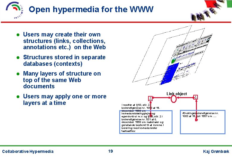 Open hypermedia for the WWW Users may create their own structures (links, collections, annotations