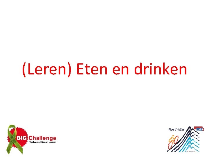 (Leren) Eten en drinken 