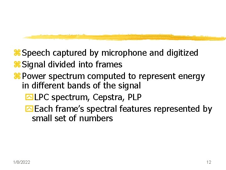 Automatic Speech Recognition Julia Hirschberg CS 6998 182022