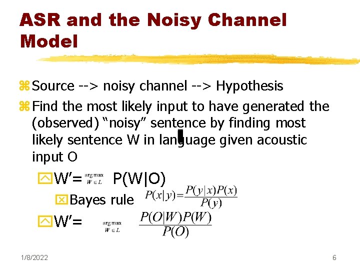 Automatic Speech Recognition Julia Hirschberg CS 6998 182022