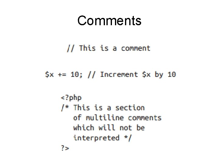 Comments 