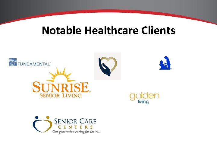 Notable Healthcare Clients 