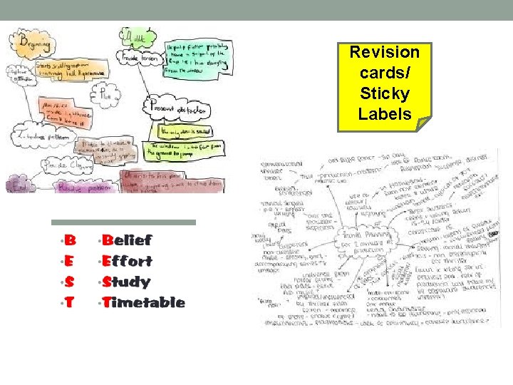 Revision cards/ Sticky Labels 